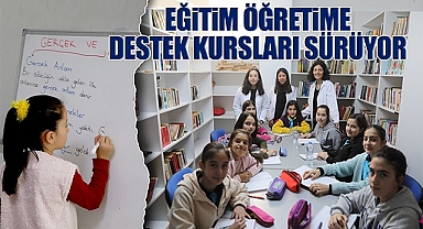 DESTEK KURSLARINA ÖĞRENCİLERDEN YOĞUN İLGİ
