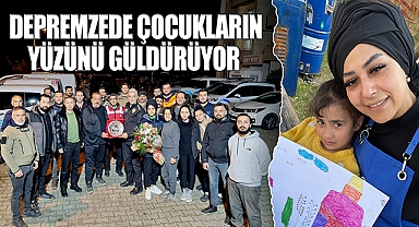 Her gün binlerce kişi sahada Şef Esra Tokelli Depremzede Çocukların yüzünü güldürüyor