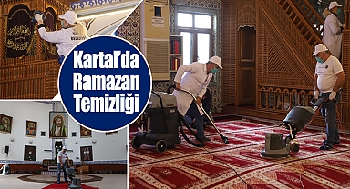 Kartal'daki İbadethanelerde Kapsamlı Ramazan Temizliği
