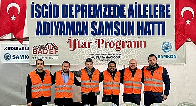 İSGİD Depremzede Ailelere Adıyaman Samsun Köyünde Program Düzenledi