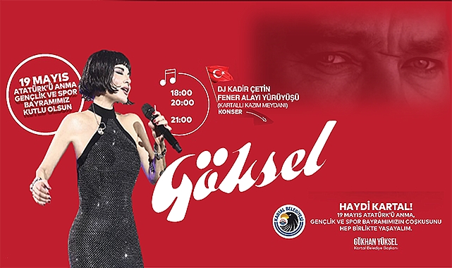 19 Mayıs'ın 104. Yılında Kartal'da Coşkulu Kutlama