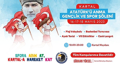 19 Mayıs'ın 104. Yılında Kartal'da Coşkulu Kutlama