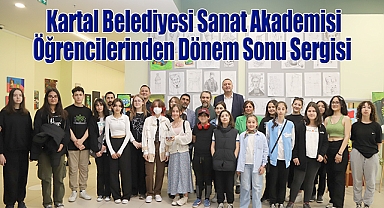 Kartal Belediyesi Sanat Akademisi Öğrencilerinden Dönem Sonu Sergisi