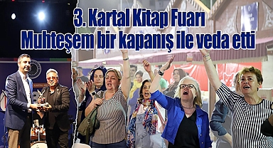 3. Kartal Kitap Fuarı Muhteşem bir kapanış ile veda etti