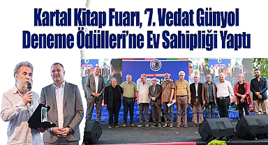 Kartal Kitap Fuarı, '7. Vedat Günyol Deneme Ödülleri'ne ev sahipliği yaptı