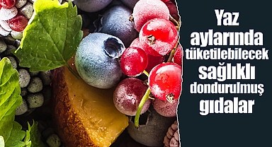 Yaz aylarında tüketilebilecek sağlıklı dondurulmuş gıdalar
