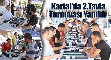 Kartal'da 2.Tavla Turnuvası Yapıldı