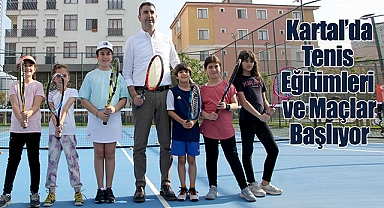Kartal'da Tenis Eğitimleri ve Maçlar Başlıyor