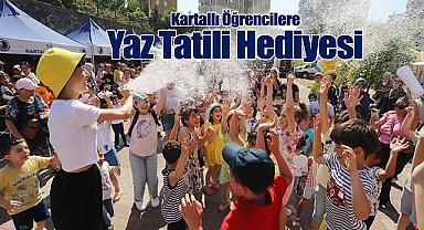 Kartallı Öğrencilere Yaz Tatili Hediyesi
