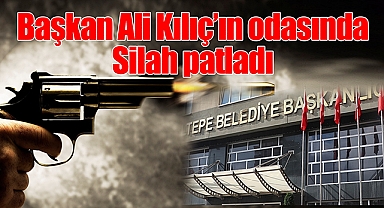 Maltepe Belediyesi'nde silah patladı!
