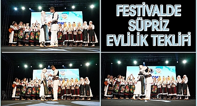 Festivalde Süpriz Evlilik Teklifi