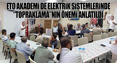 ETO Akademi elektrik sistemlerinde