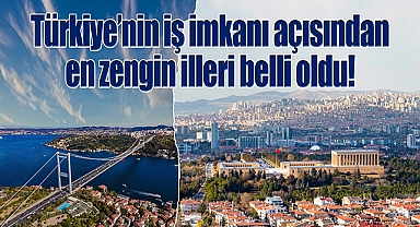 Türkiye'nin istihdam şampiyonu şehirleri belli oldu!