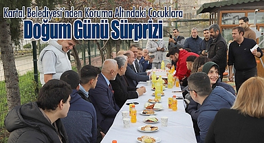 Kartal Belediyesi'nden Koruma Altındaki Çocuklara Doğum Günü Sürprizi