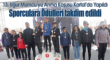 13. Uğur Mumcu'yu Anma Koşusu Kartal'da Yapıldı