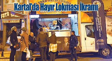 Kartal Belediyesi'nden Kandil Simidi ve Hayır Lokması İkramı