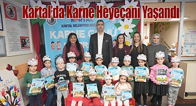 Kartal Belediyesi'nin 14 Kreşinde Karne Heyecanı Yaşandı