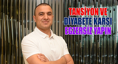 Tansiyon ve diyabete karşı egzersiz yapın, sağlığınızı koruyun