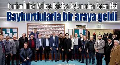 Cumhur İttifakı AK Parti Maltepe Belediye Başkan Adayı Kadem Ekşi, Bayburtlularla bir araya geldi