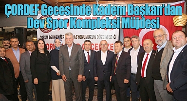 Cumhur İttifakı AK Parti Maltepe Belediye Başkan Adayı Kadem Ekşi Çorumlular Gecesi'ne konuk oldu