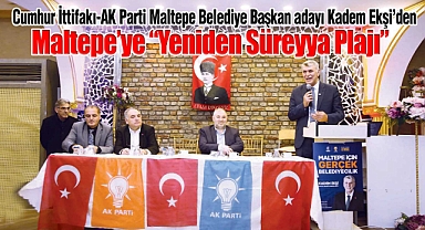  Cumhur İttifakı AK Parti Maltepe Belediye Başkan Adayı Kadem Ekşi'den 
