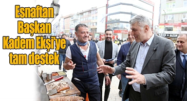 Cumhur İttifakı-AK Parti Maltepe Belediye Başkan Adayı Kadem Ekşi'ye esnaftan tam destek