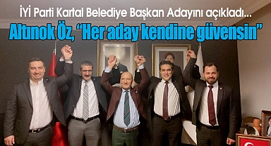 İYİ Parti Kartal Belediye Başkan Adayı Altınok Öz,