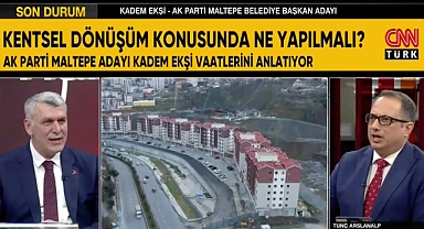 Kadem Başkan, CNN Türk canlı yayınında projelerin anlattı