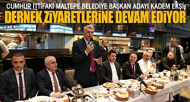 Kadem Ekşi Maltepe'de Dernek Ziyaretlerine Devam Ediyor