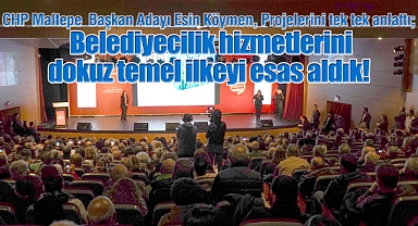 CHPMaltepe Başkan Adayı Esin Köymen, Projelerini kamuoyuna tek tek anlattı!