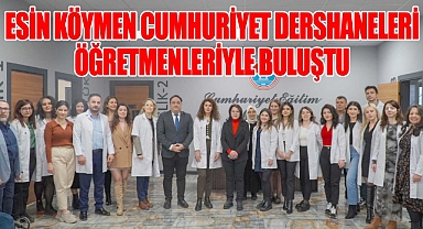 Esin Köymen Cumhhuriyet Dersaneleri Öğretmenleriyle Buluştu