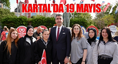 Kartal'da 19 Mayıs Törenleri Atatürk Anıtı'na çelenk sunumuyla başladı