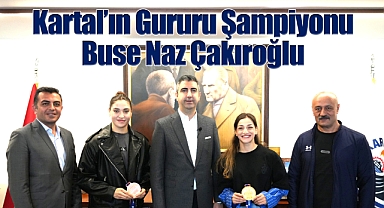 Kartal'ın Gururu Şampiyon Boksörden Başkan Gökhan Yüksel'e Ziyaret