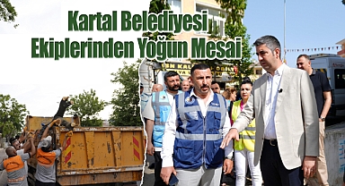 Kartal Belediyesi Ekiplerinden Yoğun Mesai