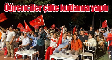 Mezuniyet ile milli maç heyecanı bir arada yaşandı