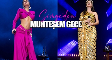 Simge hit şarkılarıyla izleyenlere müzik dolu bir gece yaşattı
