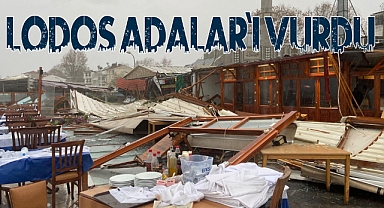 Lodos Adalar'ı Vurdu!