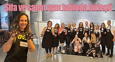 Şifa ve sanat aynı tabloda birleşti