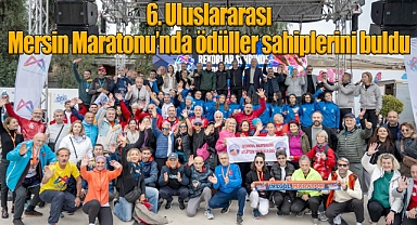 6. Uluslararası Mersin Maratonu'nda ödüller sahiplerini buldu