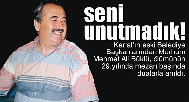 Mehmet Ali Büklü vefatının 29. yılında mezarı başında anıldı