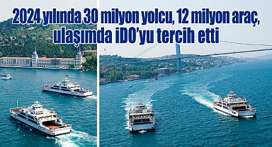 37 yıldır Marmara Denizi'nde ulaşım sağlayan İDO, Ege ve Marmara'da bir yılda 30 milyona yakın insana yol arkadaşı oldu