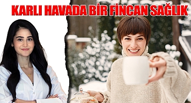 Karlı Havada Bir Fincan Sağlık