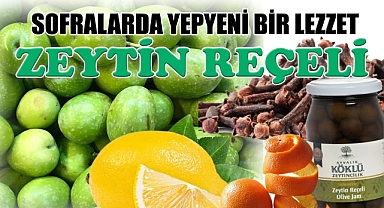 Sofralarda Yepyeni Bir Lezzet Zeytin Reçeli