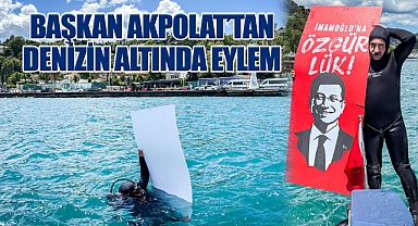 Başkan Akpolat'tan Denizin Altında Eylem: