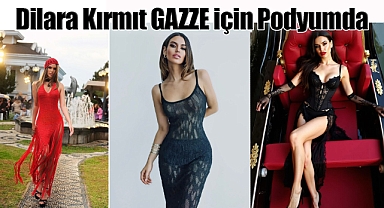 Dilara Kırmıt GAZZE için Podyumda