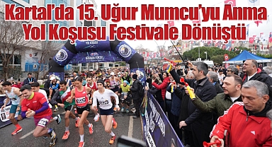 Kartal'da 15. Uğur Mumcu'yu Anma Yol Koşusu Festivale Dönüştü