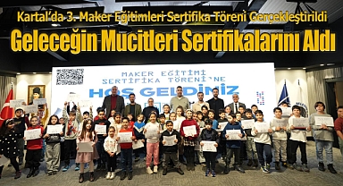 Kartal'da Geleceğin Mucitleri Sertifikalarını Aldı