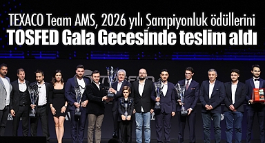 TEXACO Team AMS, 2026 yılı Şampiyonluk ödüllerini TOSFED Gala Gecesinde teslim aldı