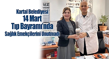 Kartal Belediyesi 14 Mart Tıp Bayramı'nda Sağlık Emekçilerini Unutmadı