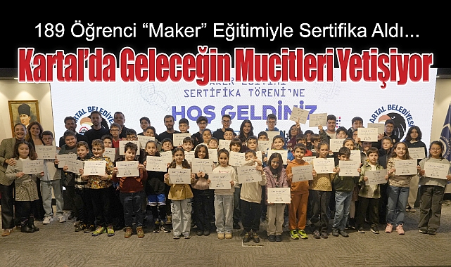 Kartal'da Geleceğin Mucitleri Yetişiyor 189 Öğrenci